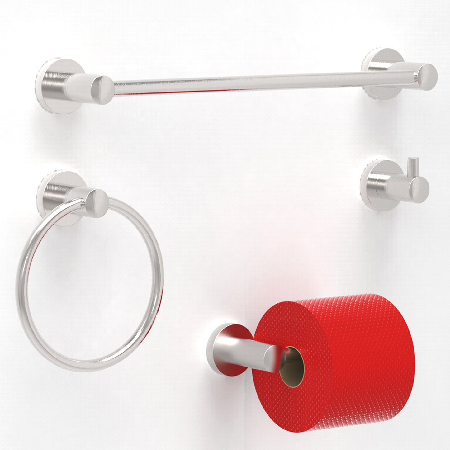 Bathroom Accessories 4-piece Kit