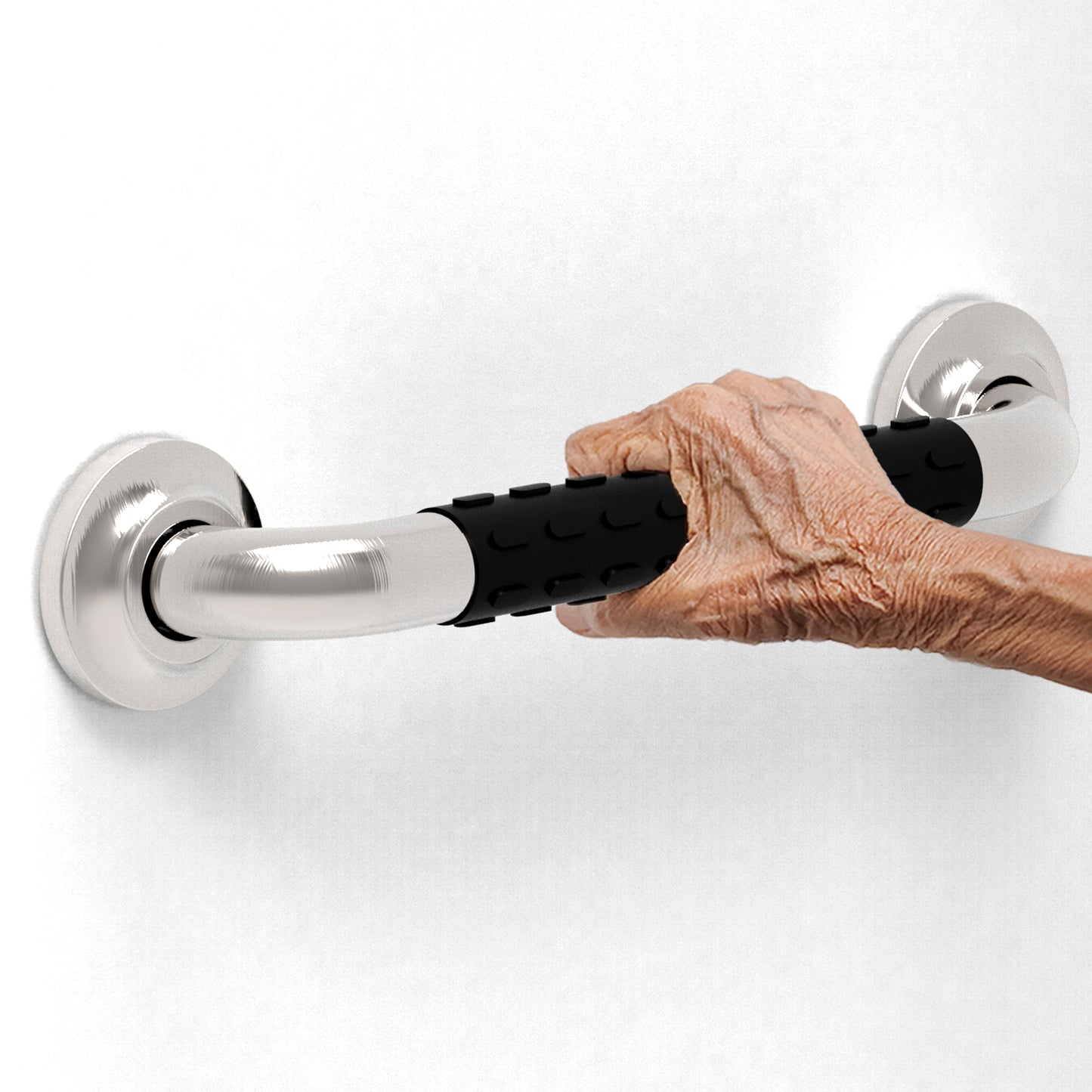 Designer Grab Bar with Slip Proof Rubber Grip