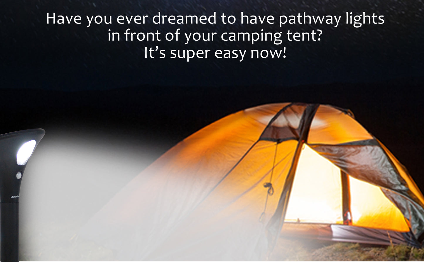 Solar Path Spotlight with Motion Sensor