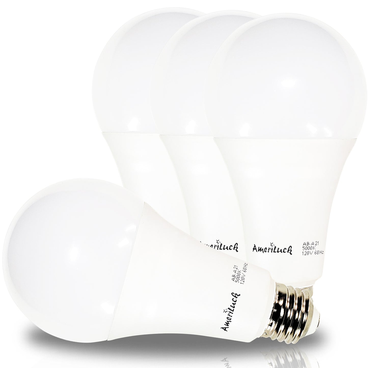 50/100/150W Equivalent A21 LED 3-Way Bulbs (7/14/20W)