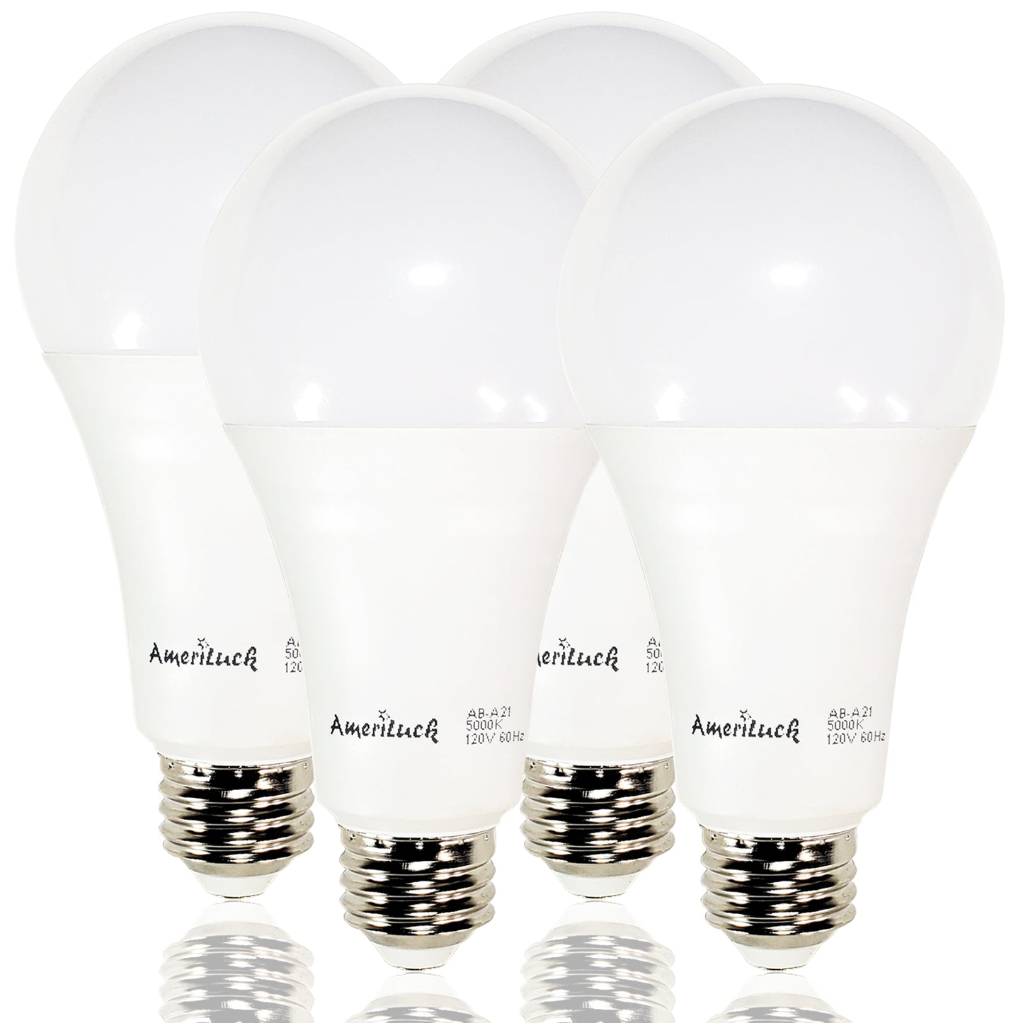 50/100/150W Equivalent A21 LED 3-Way Bulbs (6-14-20W)