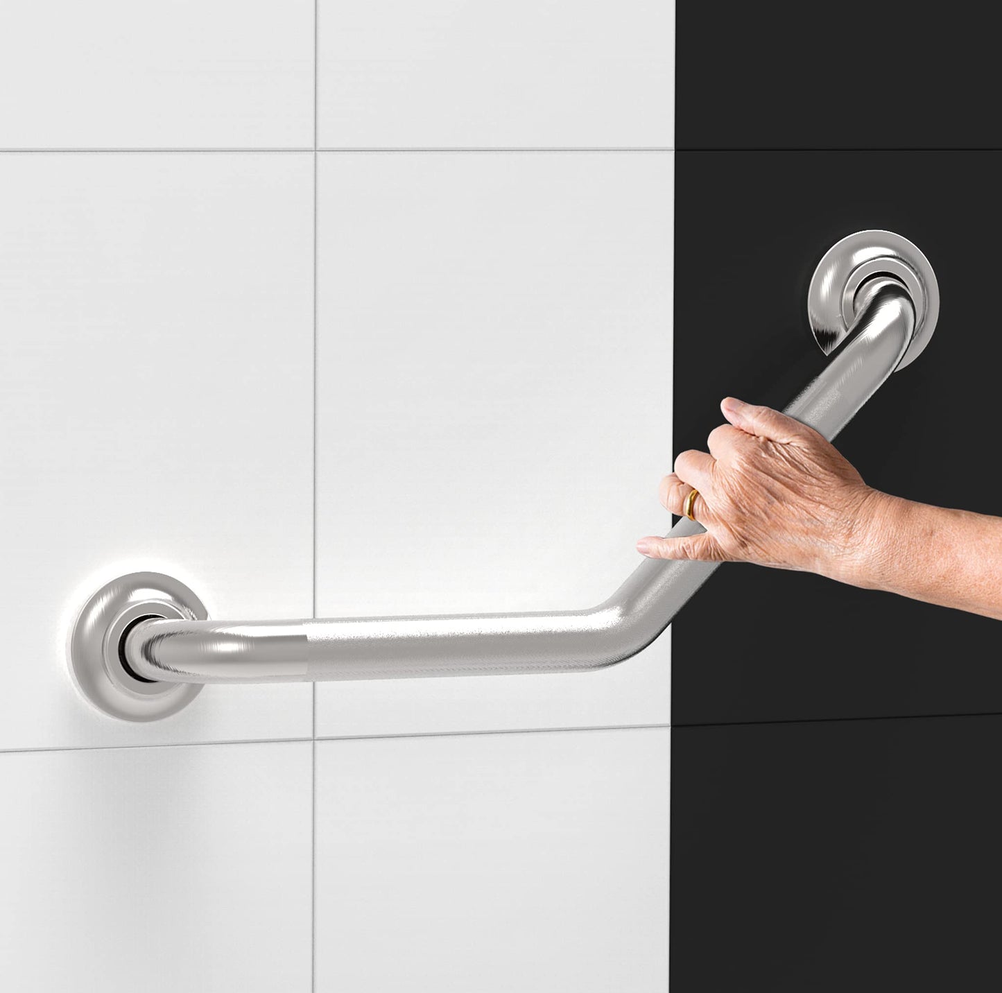 Angled Grab Bar