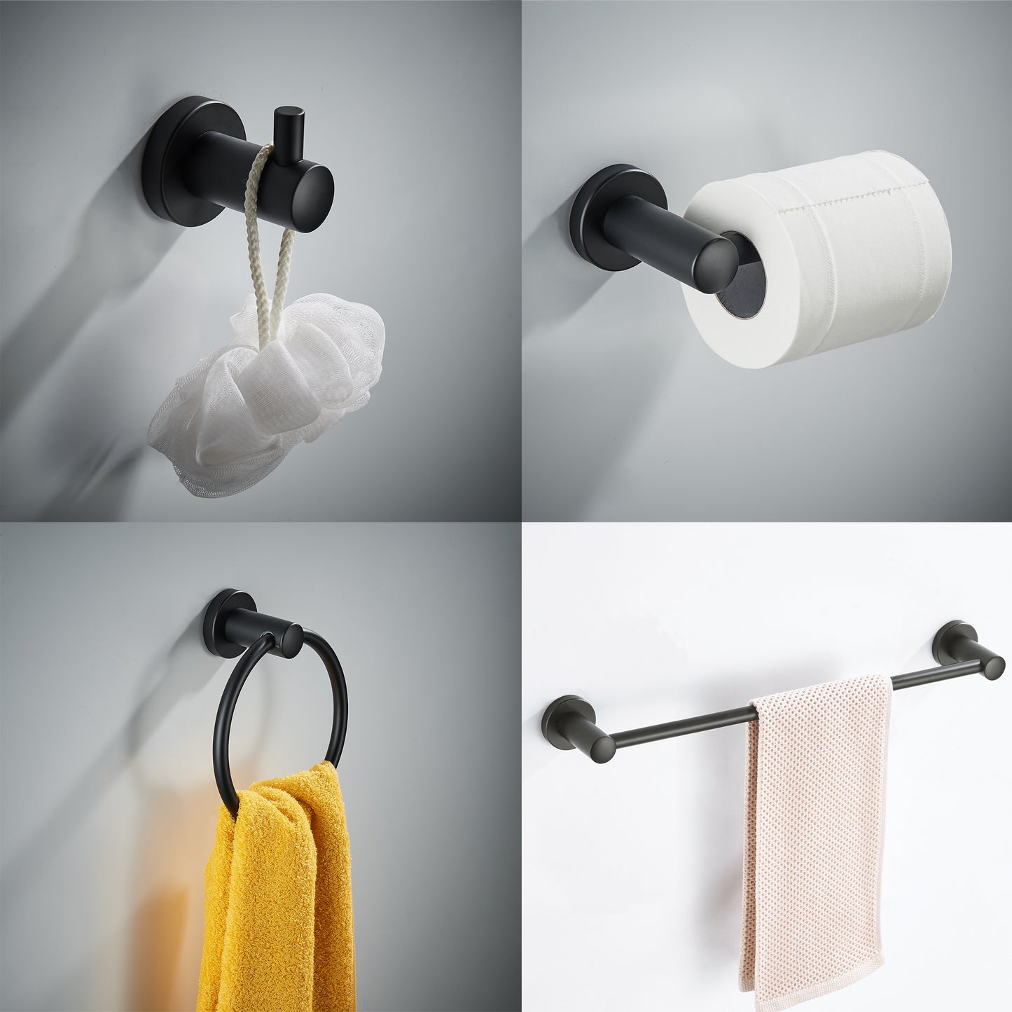 Bathroom Accessories 4-piece Kit