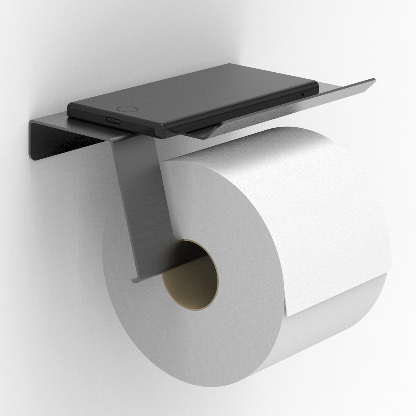 Mega Roll Paper Holder w/ Shelf