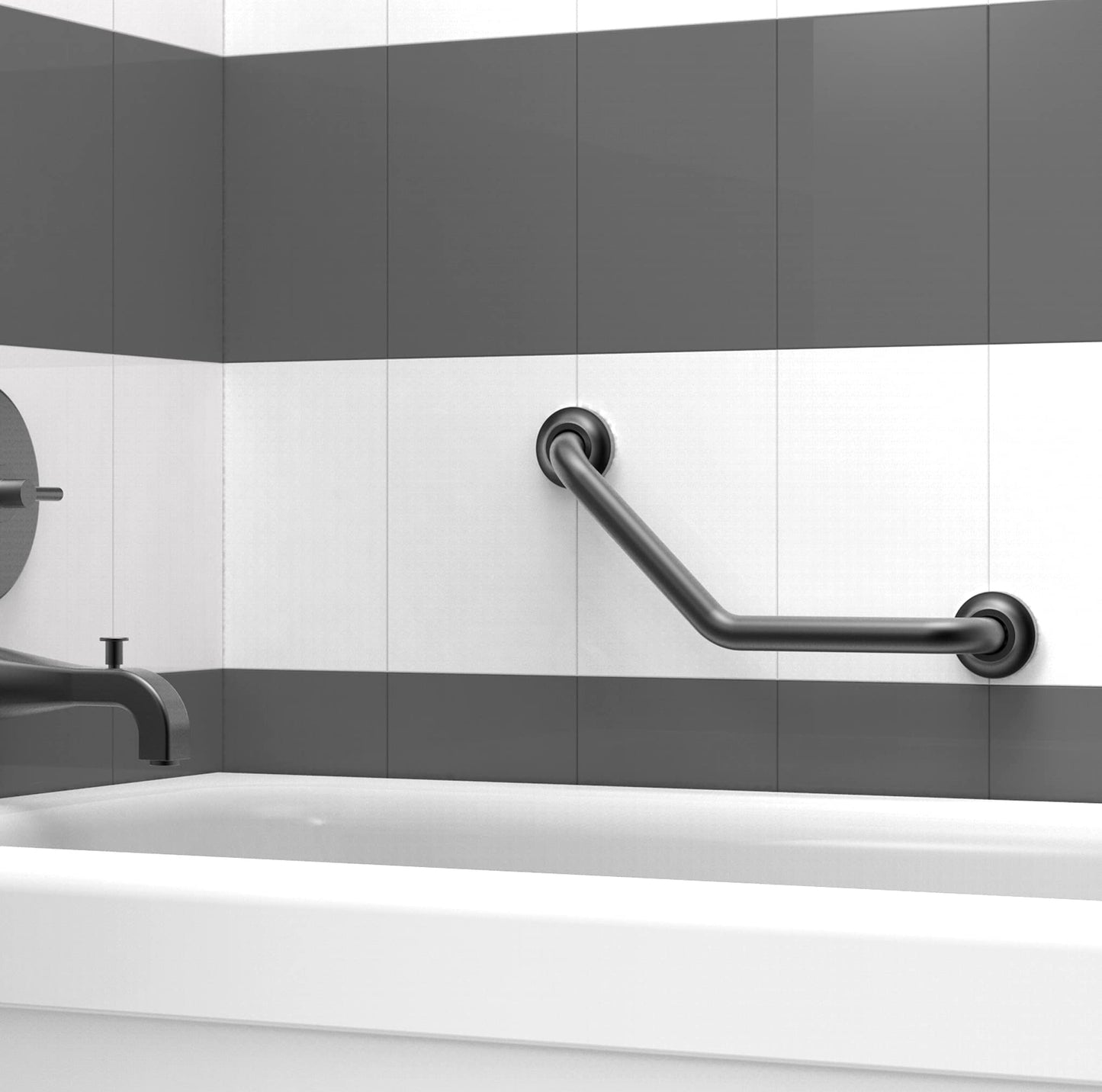 Angled Grab Bar