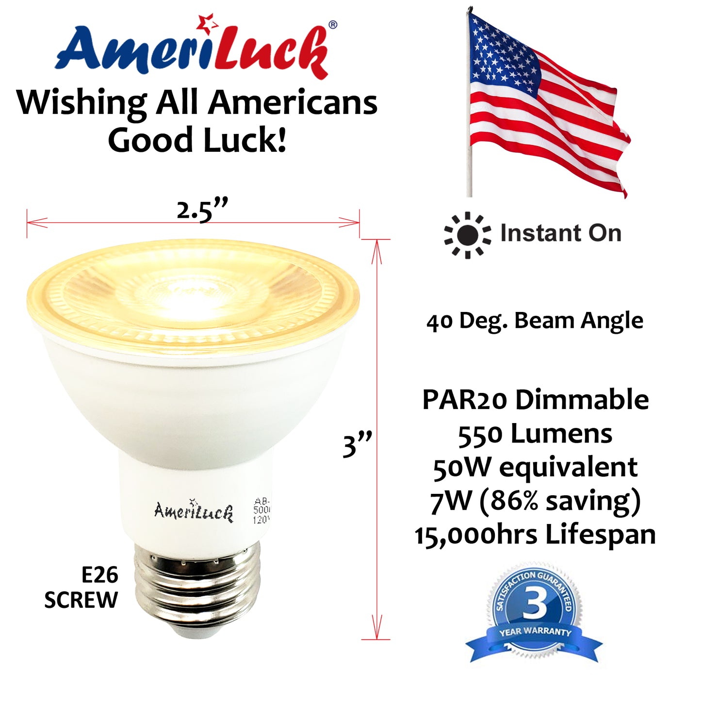 PAR20 LED Light Bulbs